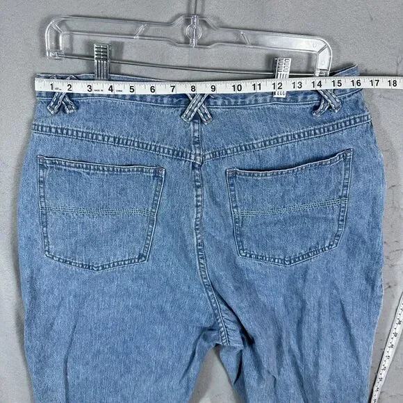 CJ Banks Womens Blue Capri Jeans Plus Size 16W - Picture 14 of 15